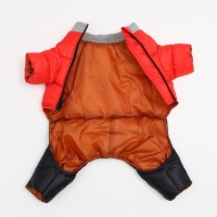 Комбинезон "Чудо" , размер 10 (ДС 25 см, ОГ 34 см, ОШ 24 см), чёрно-красный Комбинезон "Чудо" , размер 10 (ДС 25 см, ОГ 34 см, ОШ 24 см), чёрно-красный