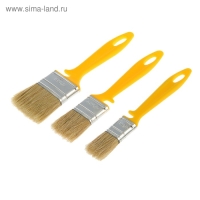 Набор кистей "АКОР", натуральная щетина, пластиковая рукоятка, 25, 35, 50 мм, 3 шт. Набор кистей "АКОР", натуральная щетина, пластиковая рукоятка, 25, 35, 50 мм, 3 шт.