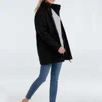 Куртка на стеганой подкладке Robyn черная, размер 3XL