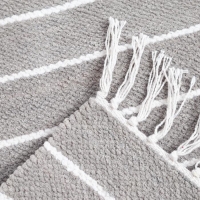 Ковер Strip Grey 150х190 &plusmn; 3 см, 1400 гр/м2, 100% хлопок