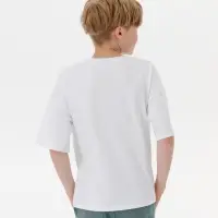 Футболка детская оверсайз Teezer, белая, 14 лет