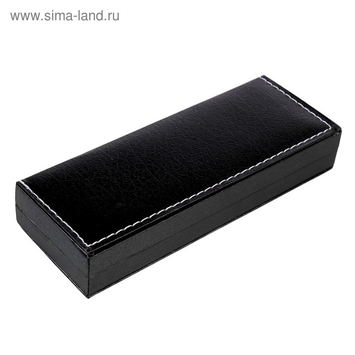 Ручка подарочная, шариковая Ручка подарочная, шариковая "Грант" в кожзам футляре, поворотная, корпус чёрно-золотистый