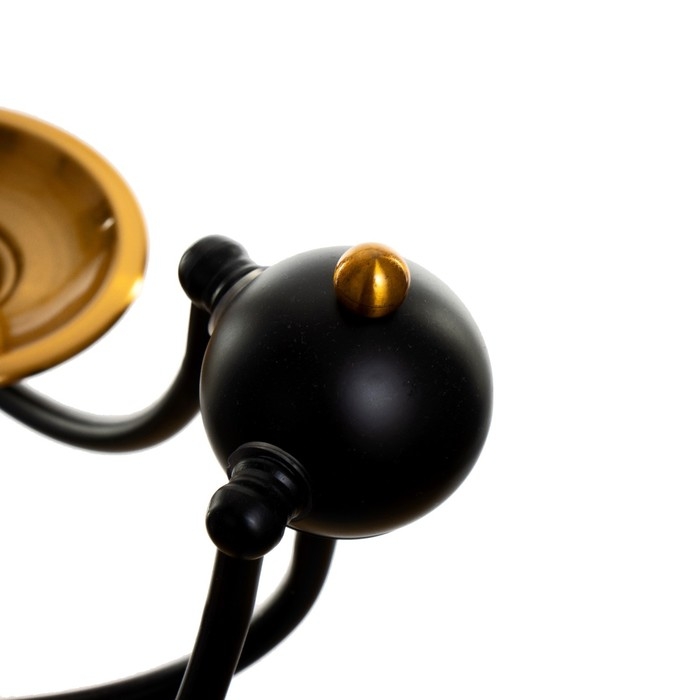 Люстра "Фломи" 4хЕ14 40Вт черно-золотой 60х73х60 см BayerLux