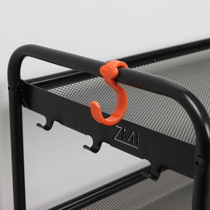 Подставка для обуви &laquo;Женева 25&raquo;, 5 ярусов, 65&times;27&times;106 см, цвет чёрный