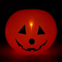 Шар латексный 12" «Тыква со светом» Шар латексный 12" «Тыква со светом»