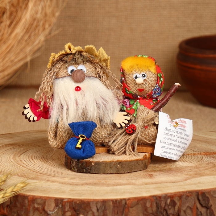 Оберег &laquo;Неразлучники&raquo;, семейный, микс