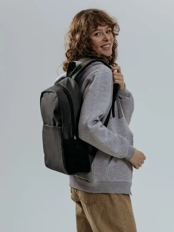 Рюкзак для ноутбука Conttori, черный меланж Рюкзак для ноутбука Conttori, черный меланж