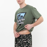 Шорты мужские, камуфляж белый/зеленый, р-р 50 Шорты мужские, камуфляж белый/зеленый, р-р 50