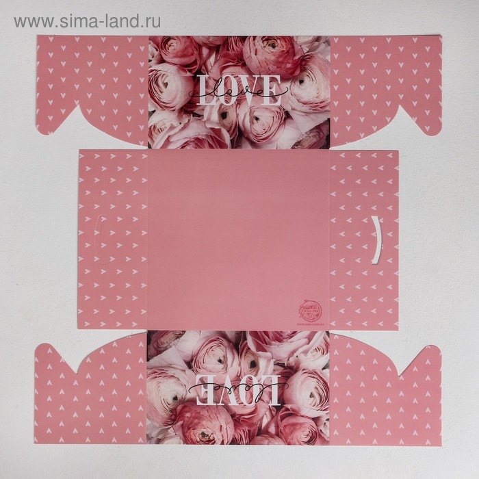 Коробка для капкейков, кондитерская упаковка, 4 ячейки «LOVE», 16 х 16 х 10 см Коробка для капкейков, кондитерская упаковка, 4 ячейки «LOVE», 16 х 16 х 10 см