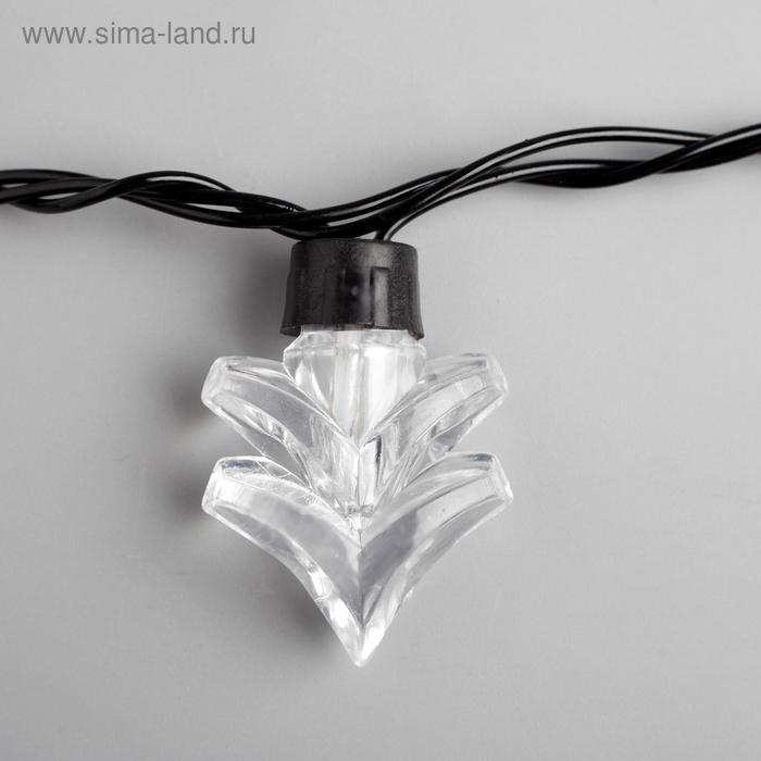 Гирлянда «Нить» 5 м с насадками «Ёлка», IP44, тёмная нить, 40 LED, свечение жёлтое, 8 режимов, 220 В Гирлянда «Нить» 5 м с насадками «Ёлка», IP44, тёмная нить, 40 LED, свечение жёлтое, 8 режимов, 220 В