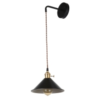 Бра 2612/1BK E27 40Вт черный 20,5х13-40 см Бра 2612/1BK E27 40Вт черный 20,5х13-40 см