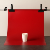 Фотофон для предметной съёмки "Красный" ПВХ, 50 х 70 см Фотофон для предметной съёмки "Красный" ПВХ, 50 х 70 см
