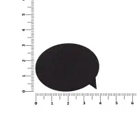 Наклейка тканевая Lunga Bubble, M, черная Наклейка тканевая Lunga Bubble, M, черная