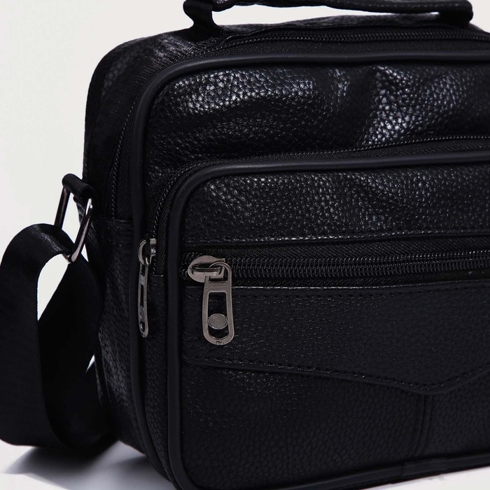 Сумка мужская, цвет чёрный Сумка мужская, цвет чёрный