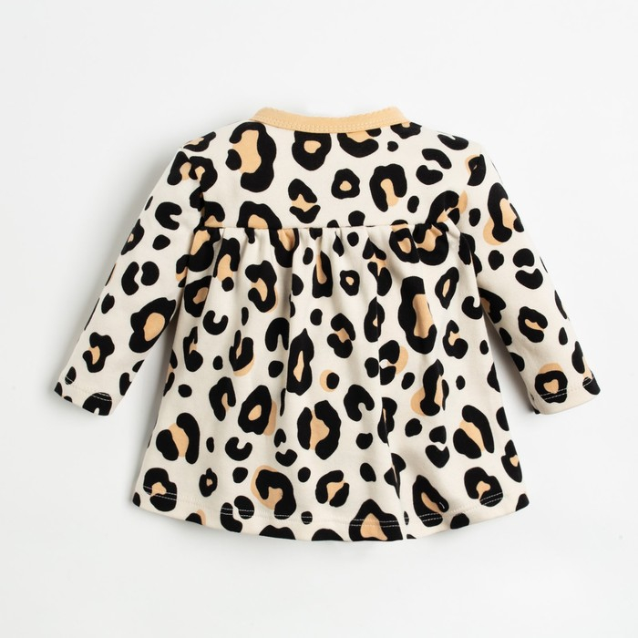 Боди-платье Крошка Я &laquo;Леопард&raquo;, рост 62-68 см