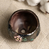 Горшок "Цветочек" на ножках, 6х6х5см Горшок "Цветочек" на ножках, 6х6х5см