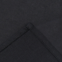 Фартук Доляна "Душевная кухня" цв.черный 60х70см, рогожка, 100% х/л