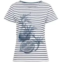 Футболка женская Grand Granat New, белая с синим, размер XS Футболка женская Grand Granat New, белая с синим, размер XS