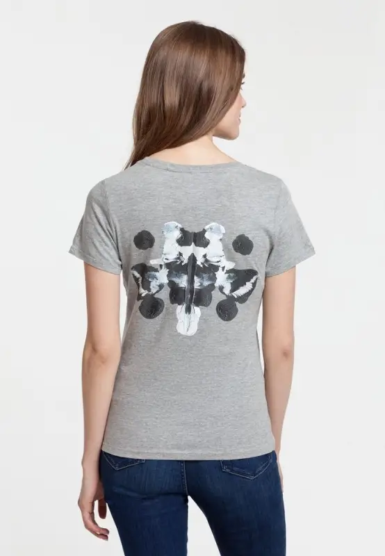 Футболка женская &laquo;Подсознательность&raquo;, серый меланж, размер S