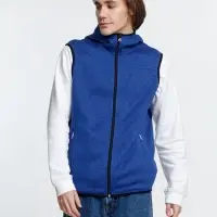 Жилет с капюшоном унисекс Gotland, синий, размер M