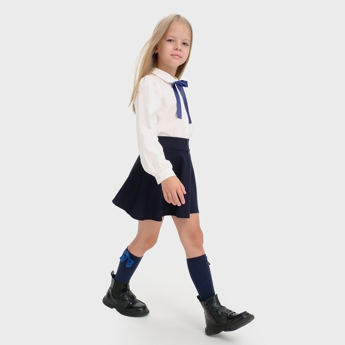 Рубашка детская KAFTAN, размер 32 (110-116 см), цвет белый