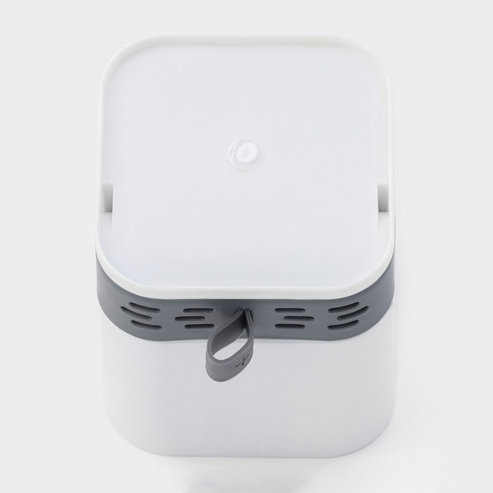 Ёршик для унитаза силиконовый SAVANNA, 10,8&times;42,5 см, цвет серый