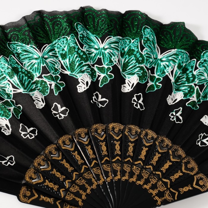 Веер h=14 см Веер h=14 см "Рой бабочек" МИКС