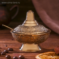 Сахарница латунь "Великолепие" 8х8х8,5 см Сахарница латунь "Великолепие" 8х8х8,5 см