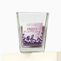 Свеча новогодняя «Морозное утро», на Новый год, аромат лаванда, 6,8 х 8 см Свеча новогодняя «Морозное утро», на Новый год, аромат лаванда, 6,8 х 8 см