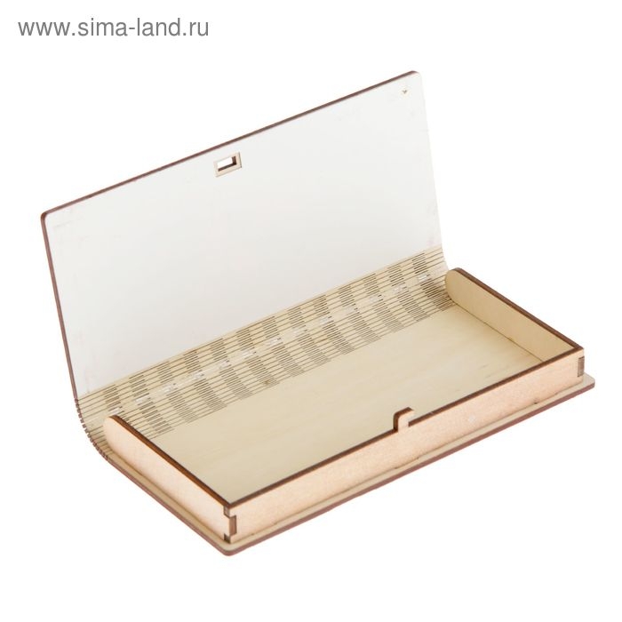 Конверт деревянный "С Юбилеем!" красный, 17 х 8,5 х 2 см