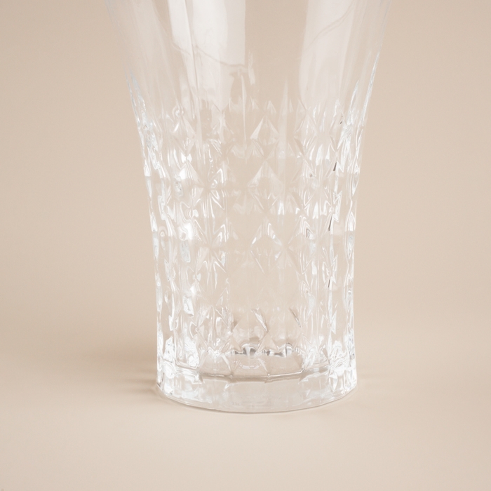 Набор стаканов стеклянный SL Home &laquo;Винтаж&raquo;, 260 мл, 7,6&times;12,8 см, цвет прозрачный