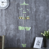 Музыка ветра пластик, металл "Бабочки" фосфорная 4 трубки, 5 колокольчиков 60 см Музыка ветра пластик, металл "Бабочки" фосфорная 4 трубки, 5 колокольчиков 60 см