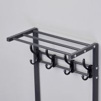 Прихожая Базовая, 400 x 255 x 1600, металл, чёрная