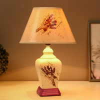 Лампа настольная керамика "Лаванда" Е14 25W 220В 37,5х25х25 см RISALUX