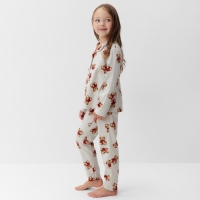 Пижама детская (рубашка и брюки) KAFTAN "Мишка в шарфе" р.36 (134-140) Пижама детская (рубашка и брюки) KAFTAN "Мишка в шарфе" р.36 (134-140)