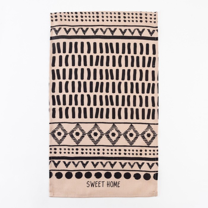 Набор кухонных полотенец Доляна LOVE ETHNIC 35х60см-4шт, 100% хлопок