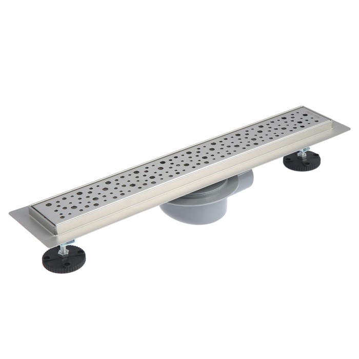 Трап линейный AFLORN AF20307-50, 500х70 мм, c флaнцeм своб. вращения 360&deg;, нерж. сталь