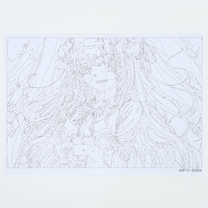 Картина по номерам с подрамником &laquo;Девушка в рубашке&raquo;, 20 х 30 см