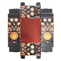 Новый год. Подарочная коробка складная, новогодняя "Рождественское настроение", 31,2 х 25,6 х 16,1 см.