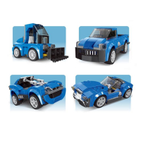 Конструктор блочный &laquo;Спорткар&raquo;, 208 деталей, 10 вариантов сборки