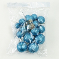 Набор топперов &laquo;Бусины&raquo;, набор 20 шт., цвет синий