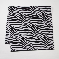 Полотенце махровое Этель ЧБ «Зебра», пестроткань, 70х130 см Полотенце махровое Этель ЧБ «Зебра», пестроткань, 70х130 см