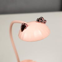 Лампа настольная c АКБ 16216/1PK LED 4Вт 3000/6000К USB розовый 8х8х44,5 см RISALUX