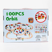 Набор железная дорога &laquo;Городок&raquo; 100 деталей