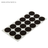 Накладка мебельная ТУНДРА, d=25 мм, круглая, коричневая, 18 шт. Накладка мебельная ТУНДРА, d=25 мм, круглая, коричневая, 18 шт.