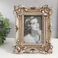 Фоторамка полистоун 10х15 см "Узорная с растительными уголками" состаренное серебро 24х19 см 53837 Фоторамка полистоун 10х15 см "Узорная с растительными уголками" состаренное серебро 24х19 см 53837