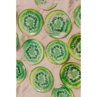 Салатник стеклянный Доляна &laquo;Киви&raquo;, 720 мл, 18,5&times;5 см, цвет зелёный