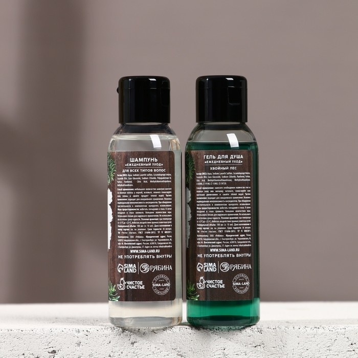 Подарочный набор косметики «Богатства и успеха», гель для душа и шампунь для волос, 2 х 100 мл, Новый Год Подарочный набор косметики «Богатства и успеха», гель для душа и шампунь для волос, 2 х 100 мл, Новый Год