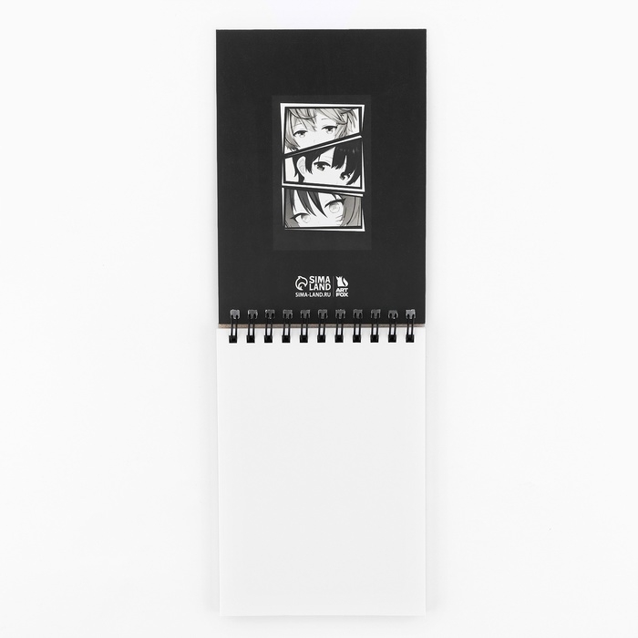 Скетчбук А6, 40 л. 100 г/м &laquo;Аниме комикс&raquo;