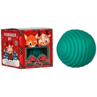 Развивающий тактильный мячик &laquo;Веселые друзья&raquo;, Новогодняя подарочная упаковка, 1 шт., цвет МИКС, Крошка Я